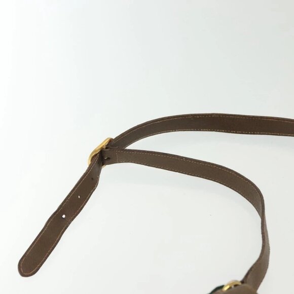 GUCCI GG Supreme Web Sherry Line Bag PVC Beige Gold 72 02 034 Auth 140637 - Picture 10 of 16